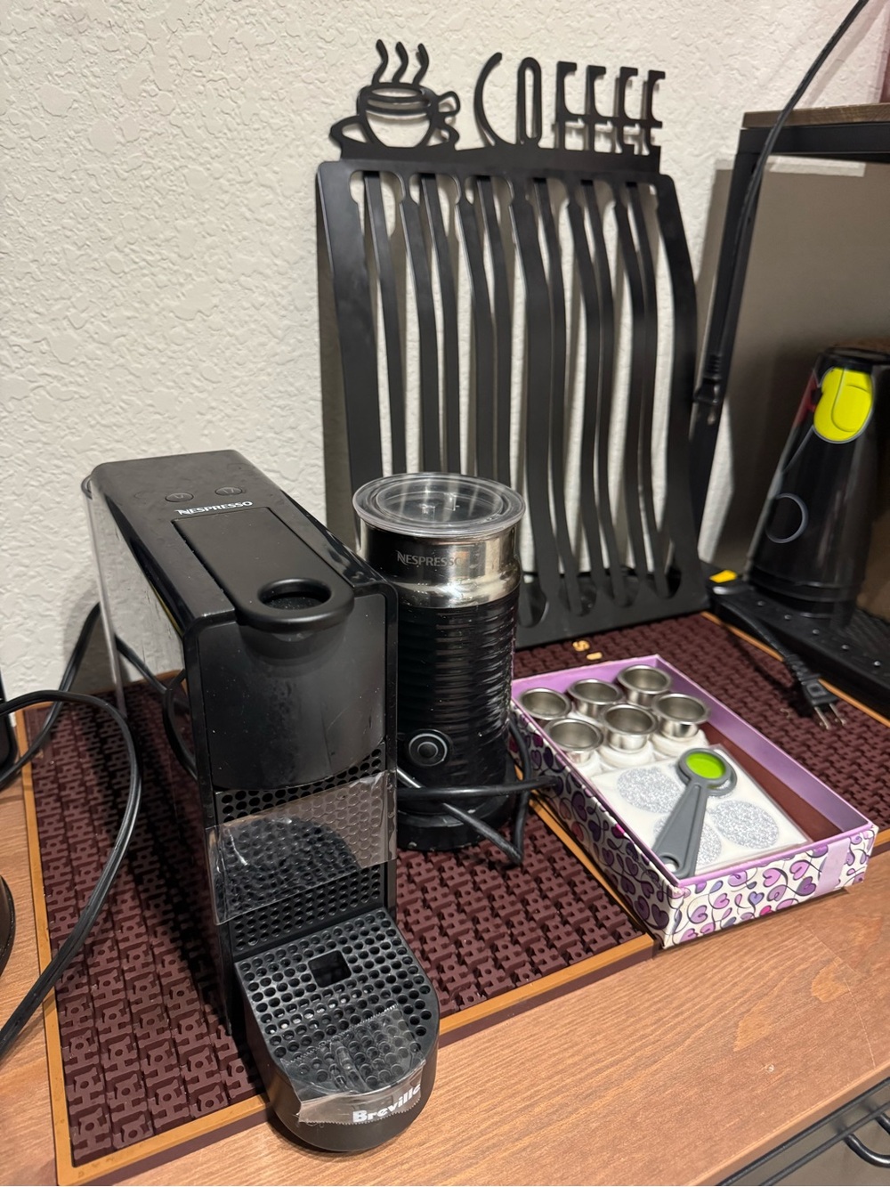 Nespresso Essenza Mini with Aeroccino3 milk frother